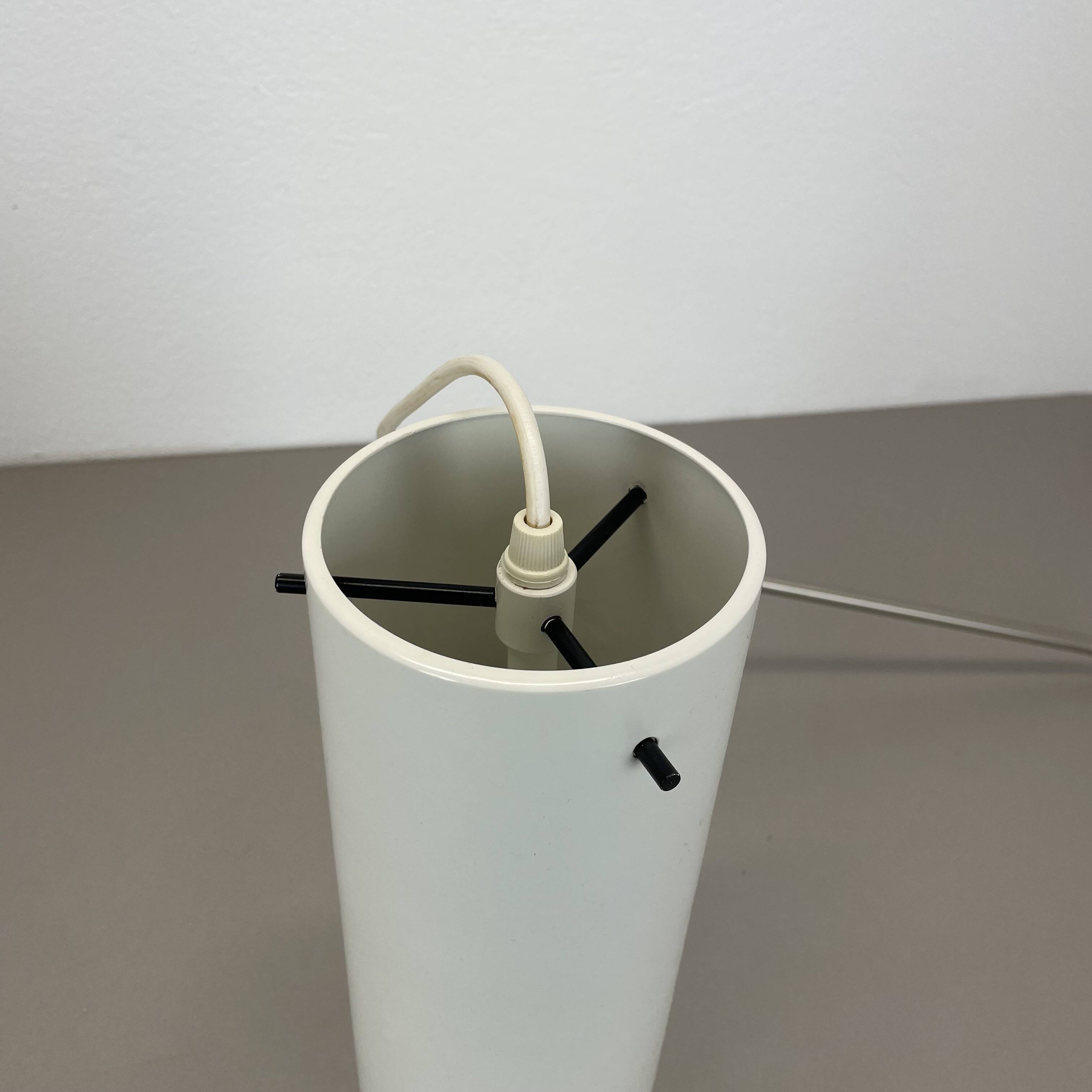 Minimalist Adjustable Swing Arm metal Wall Light with white shade, Germany