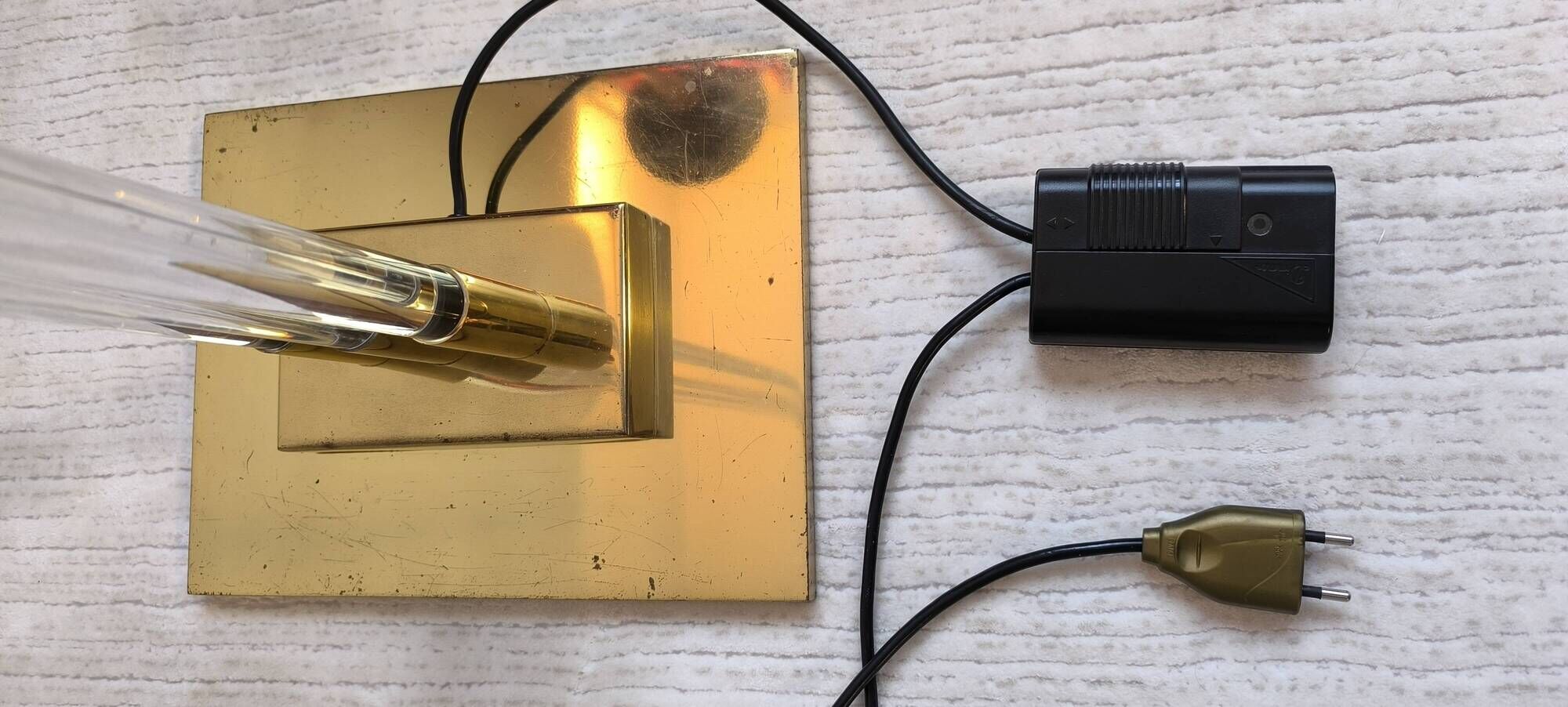 Magnificent and rare german floor lamp signed vereinigte werkstätten