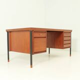 Teak desk by Peter Hvidt and Orla Mølgaard for Søborg, Denmark