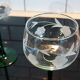 6 Alsace wine glasses art deco decor polished glass
