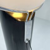 Black ciot floor lamp by ennio chiggio for lumenform, 1970