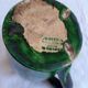 Pitcher "Vallauris" in glazed earth, green. AEGITN