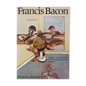 Affiche Francis Bacon  Oeuvres