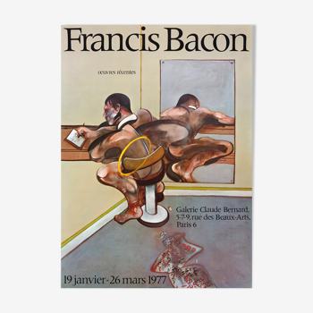 Poster Francis Bacon "Recent Works" 1977