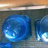 Turquoise blue jars