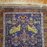 Handmade Persian rug, 100% wool, 113x219cm