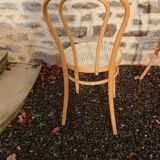 4 bistro chairs beech light