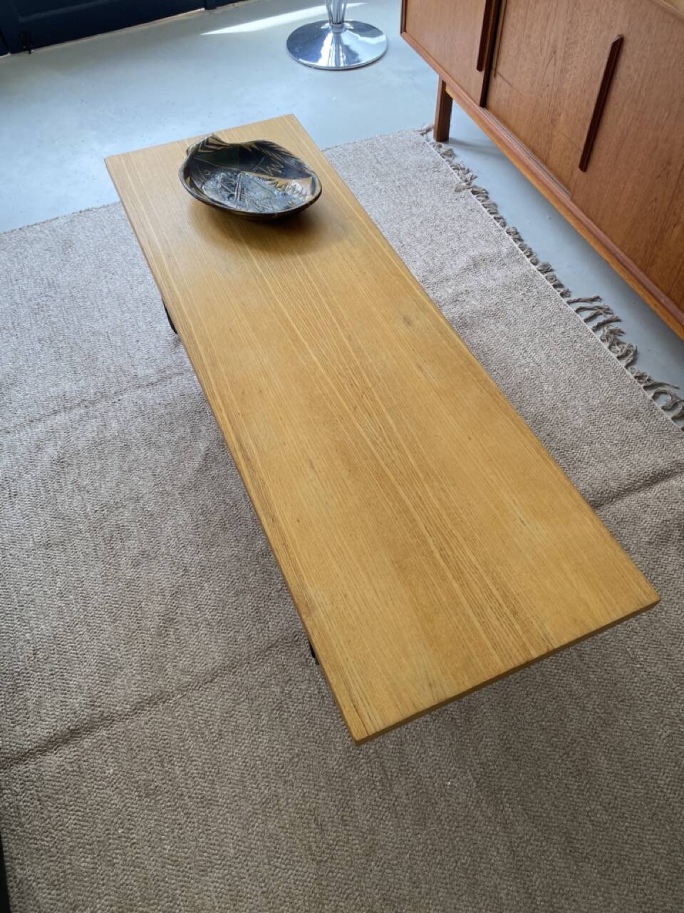 Table basse vintage Pierre Paulin "CM 191", Édition Thonet, 1970