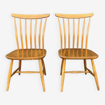Pair of Åkerblom Sweden chairs by Gunnar Eklöf 1950