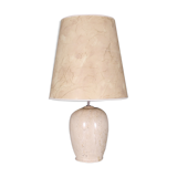 Table lamp in travertine