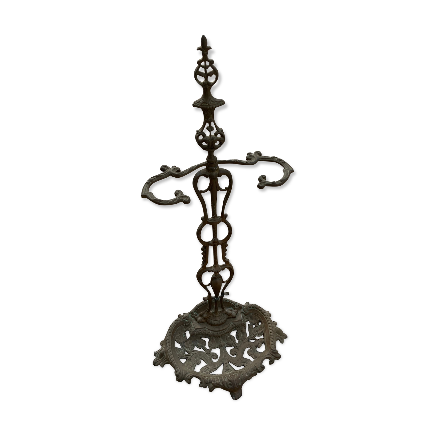 Umbrella door holder enamelled cast iron nineteenth century