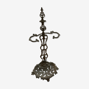 Umbrella door holder enamelled cast iron nineteenth century