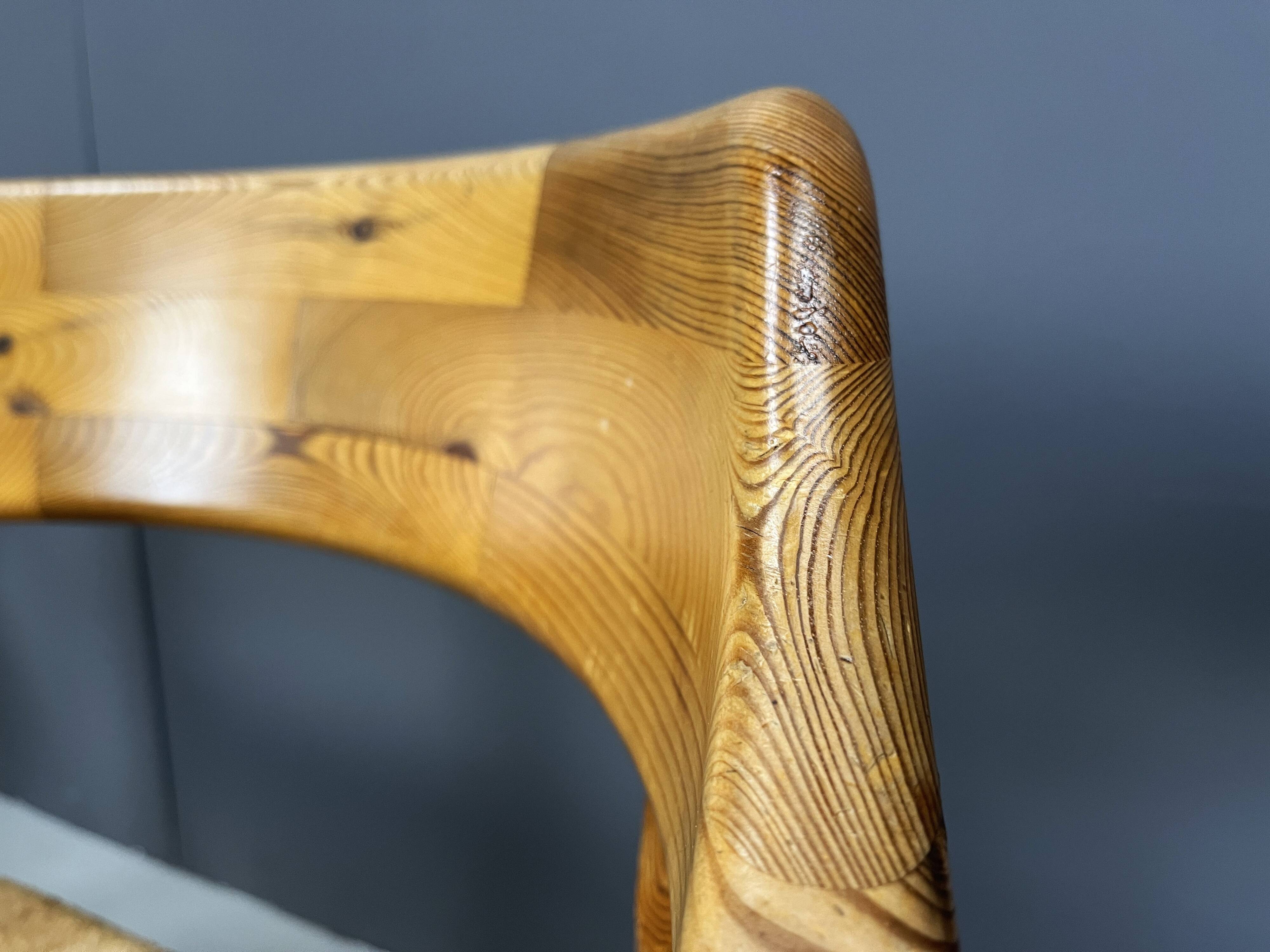 Rainer Daumiller pine wood dining chairs for Hirtshals Savvaerk - set of 4 - 1970s