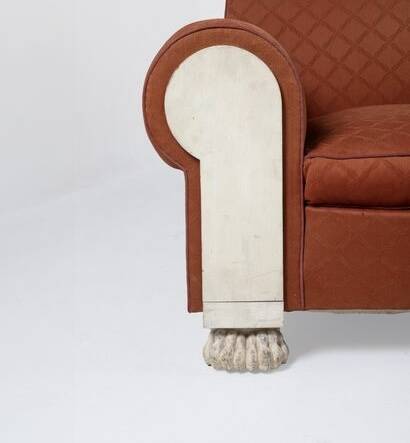 50s work, neo-baroque sofa