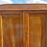 Parisian wardrobe, triple function (wardrobe, chest of drawers, cupboard), 1940s.