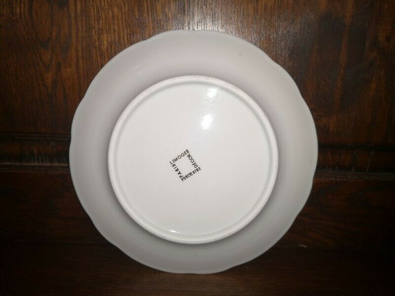 Limoges porcelain dessert service