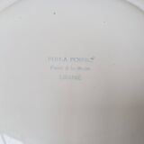 MBFA Pornic wall plate Hand painted Uranie model floral decoration