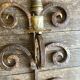 XXL wall lamp in gilded iron Italian work 1960