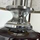 Space age Table lamp in chrome and lacquer. Italy 1970s