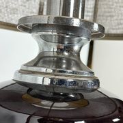 Space age Table lamp in chrome and lacquer. Italy 1970s