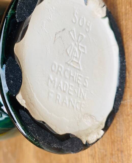 Grand vase Art Deco Orchies 1930