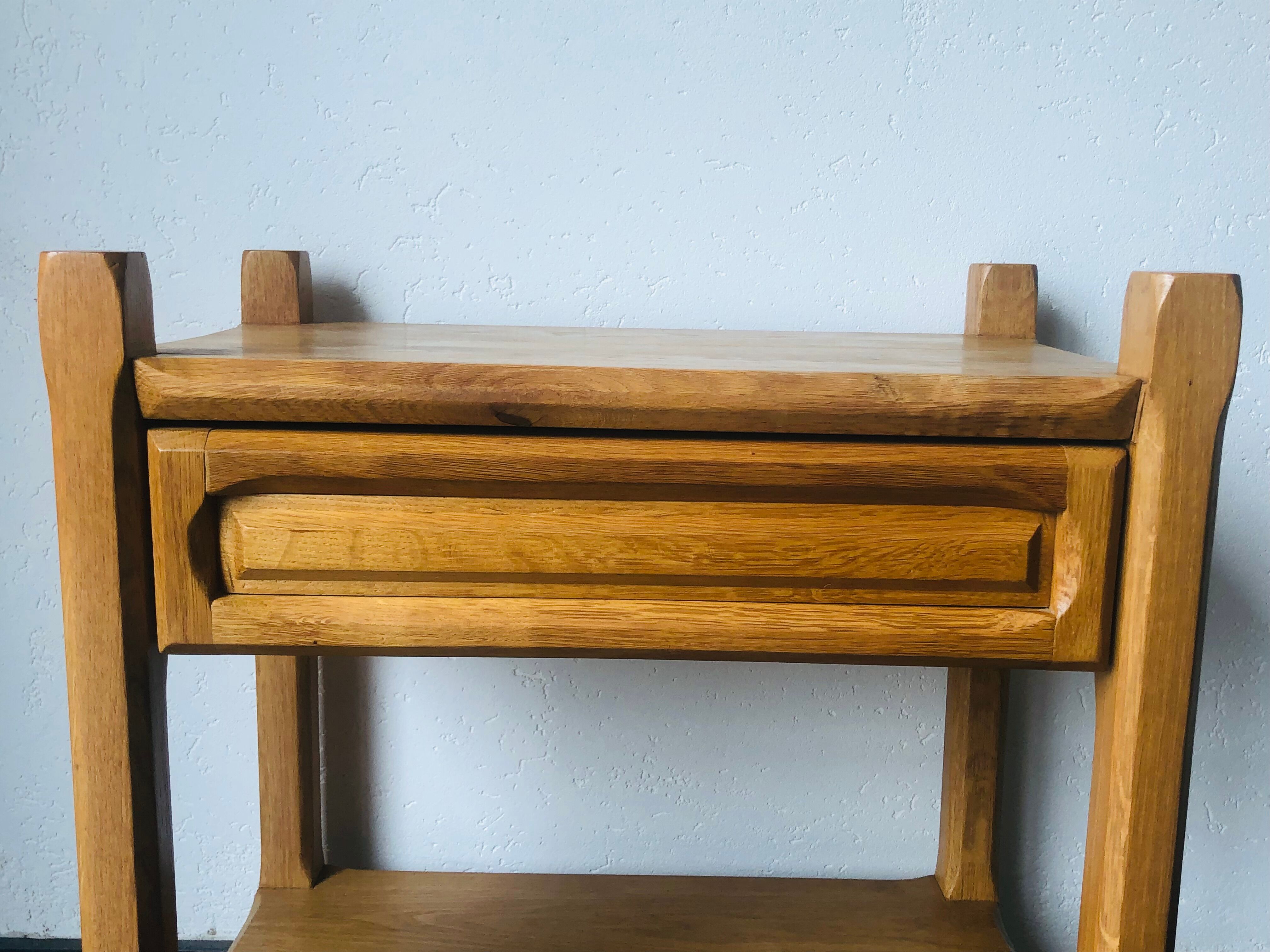 Brutalist bedside table
