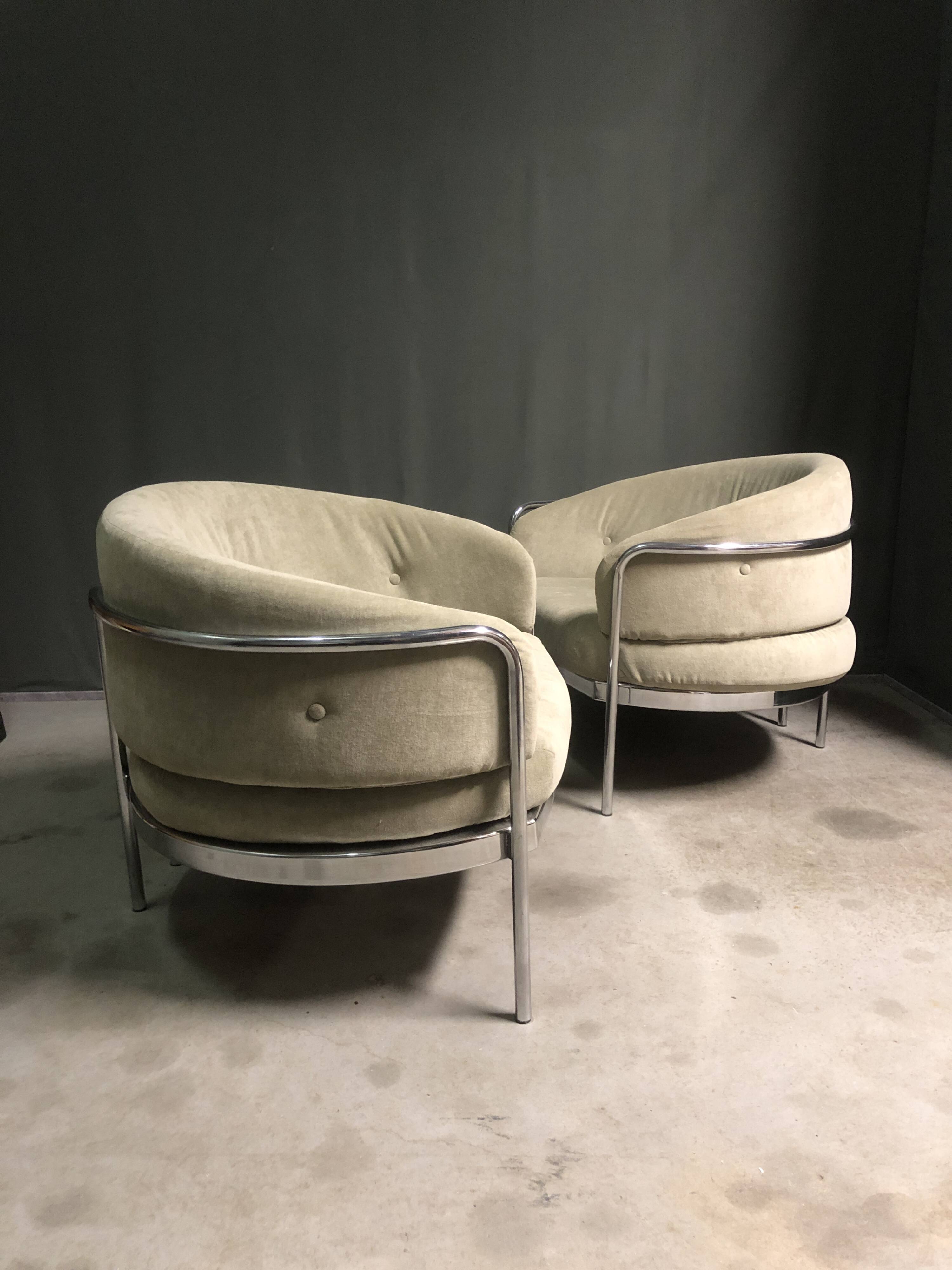 Pair of hans ell sz18 lounge chair for 't spectrum. netherlands, 1970's.