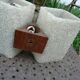 Scandinavian wall light with 2 arms in perspex and teak from the 1960s.