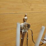 2 appliques murales en bronze argente