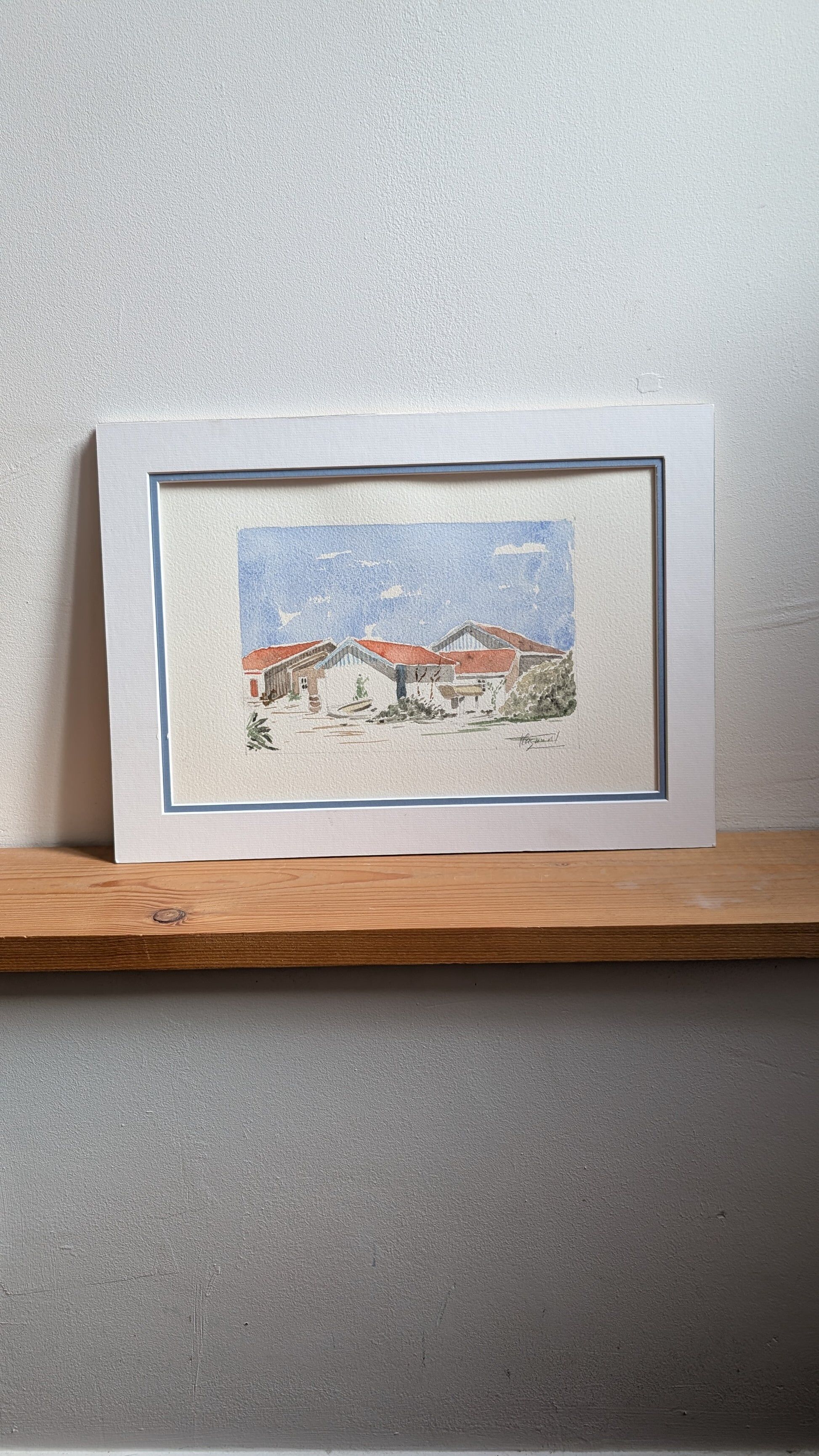 Aquarelle originale – Esprit du Cap Ferret