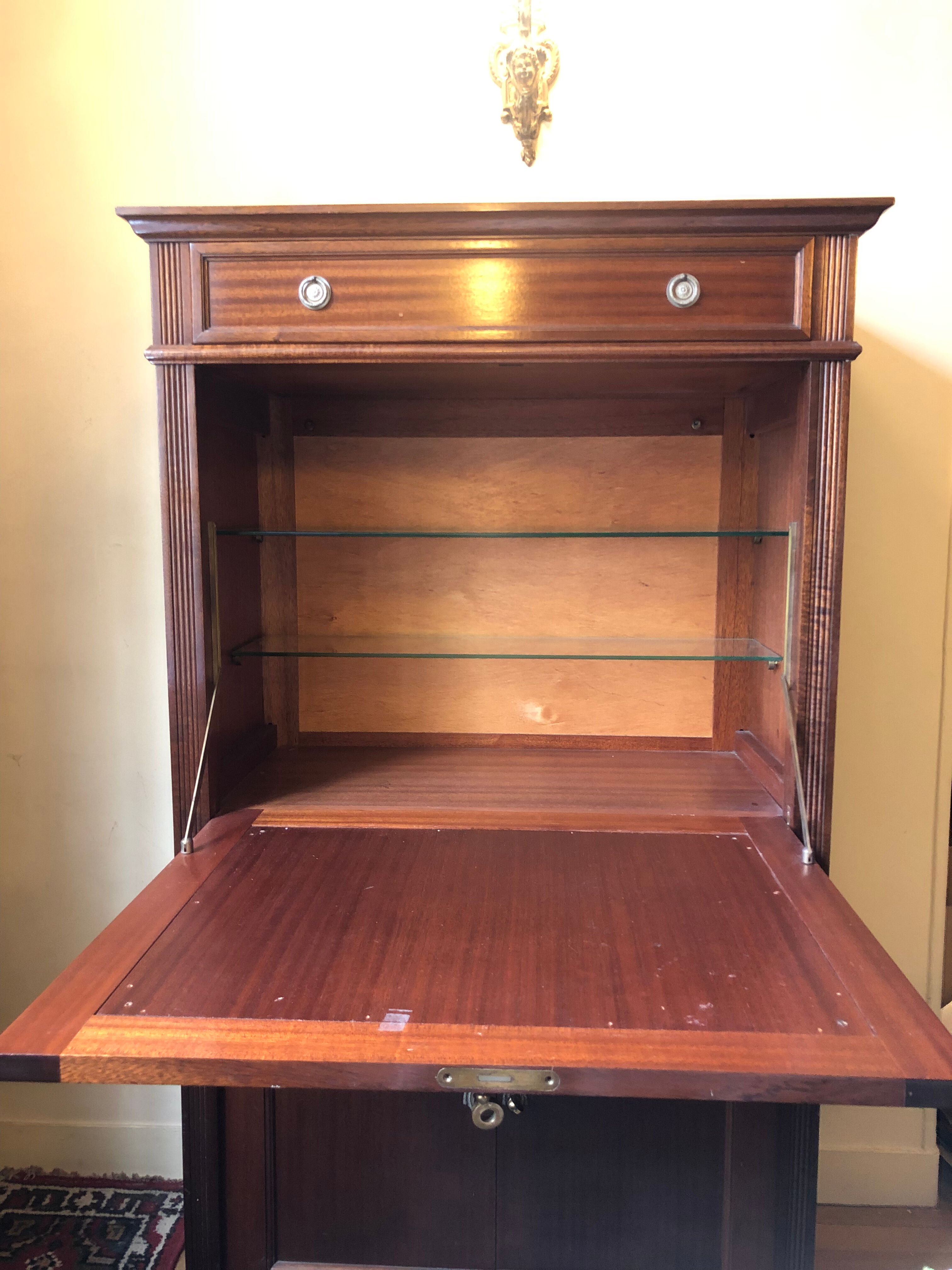 Vintage wooden secretary