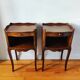 Pair of French Louis XV style bedside tables
