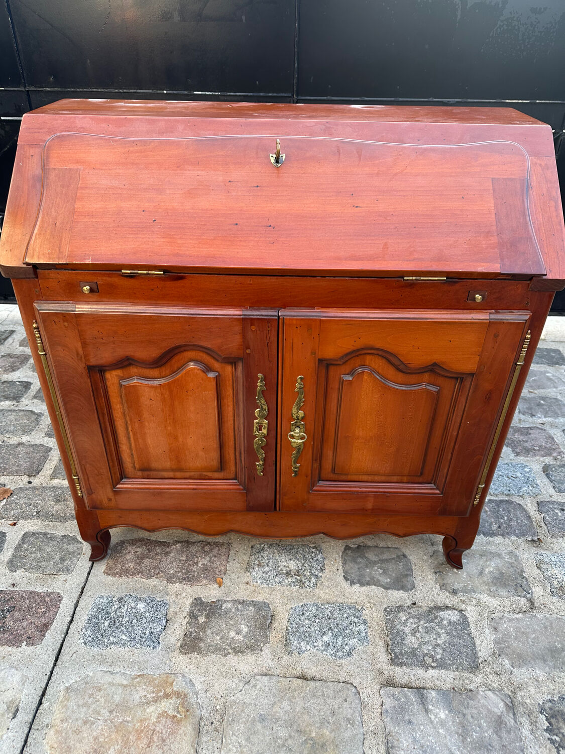 Regency style donkey's back secretary