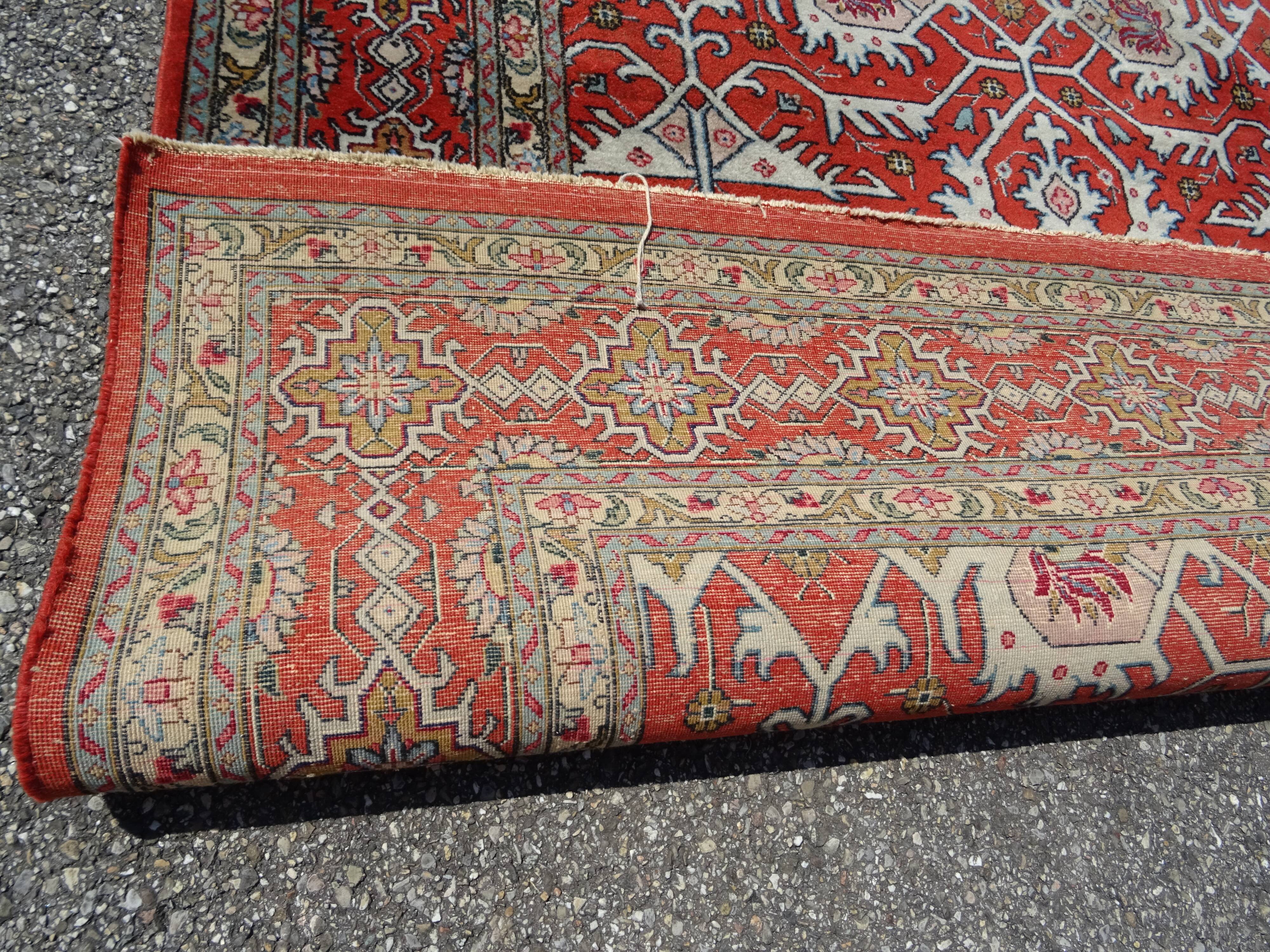 Oriental wool rug 238 x 165 cm