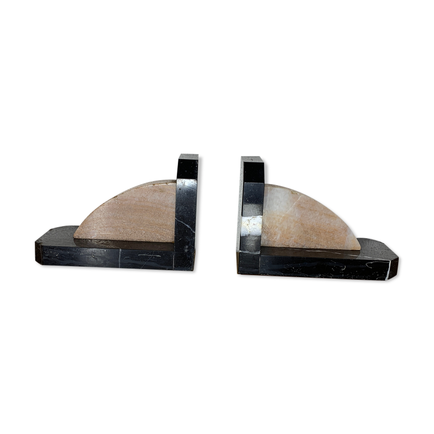 Pair of free greenhouse in art deco marble