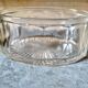 Box art deco cookies, candy vintage, Bowl cut glass and brass