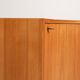Scandinavian Elm Corner Cabinet, Mid-Century