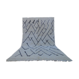 Beni ourain black-and-white carpet 315 x 189 cm