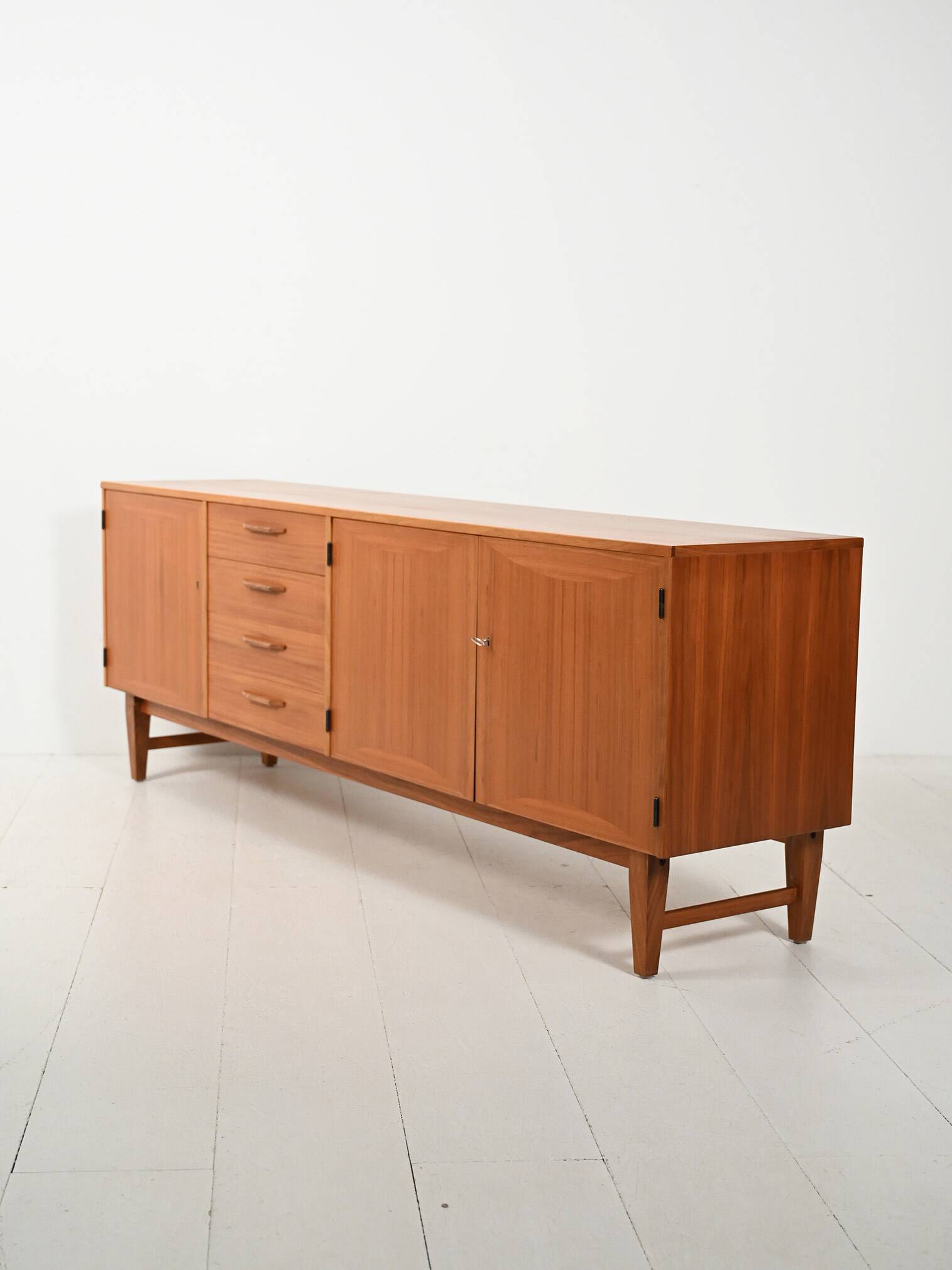 Scandinavian teak sideboard produced by Ajfa Möbelfabrik