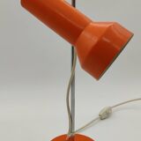 Orange metal lamp from the 70s
