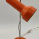 Lampe métal orange année 70