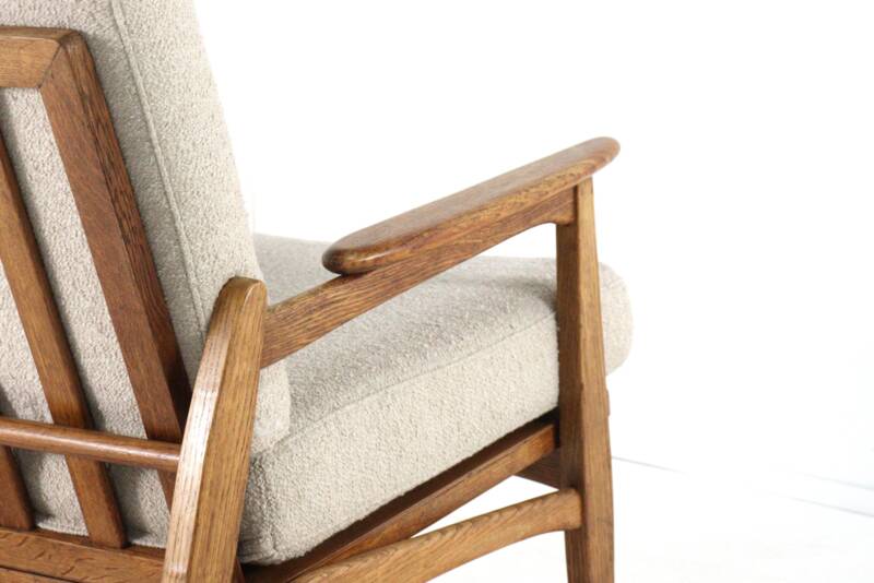 Armchair 'Bernhout' - mid century modern boomerang design