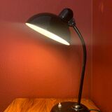 German MidCentury Black Desk Lamp by Kaiser Idell, 1940s