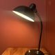 German MidCentury Black Desk Lamp by Kaiser Idell, 1940s