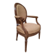 Fauteuil medaillon Louis XVI