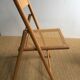 Lot of 3 vintage cantique folding chairs