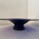 Empty pocket vintage cut in blue glass paste