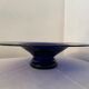 Empty pocket vintage cut in blue glass paste