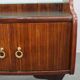 Mid-century Italian bedside tables with glass tops, 1950s