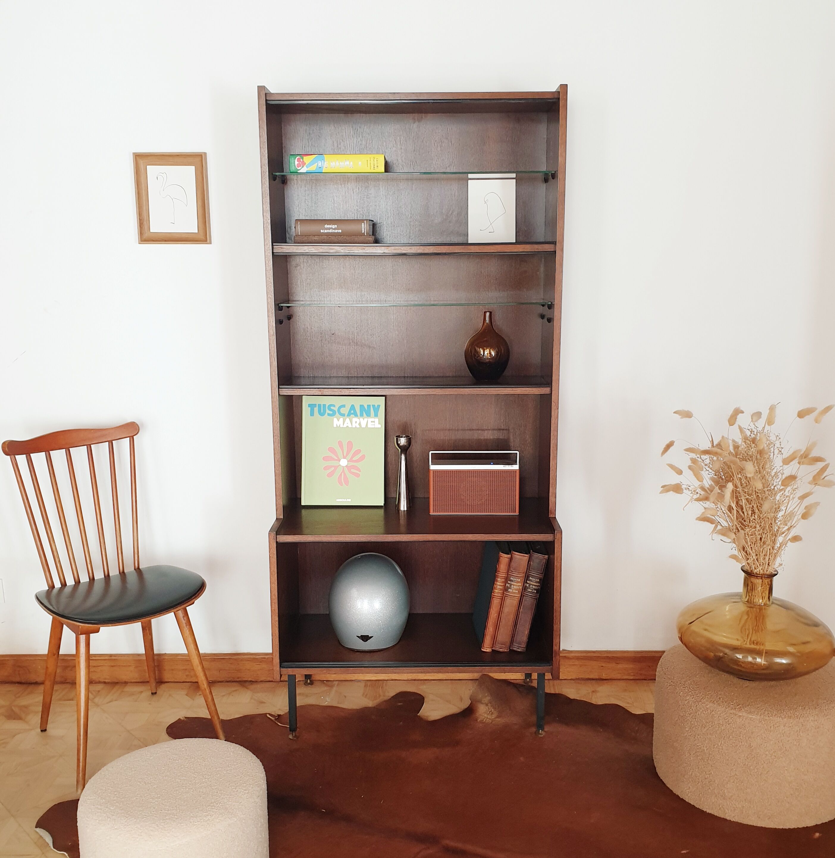 Vintage library 50s / 60s modernist